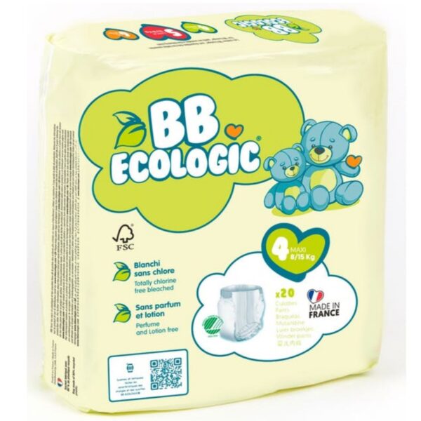 Bb Ecologic Pants Maxi T4 8-15Kg 20Pcs