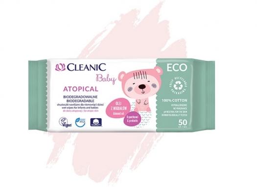 Harper Cleanic Baby Eco Wet Wipes For Infants And Babies Atopical 50 Pcs