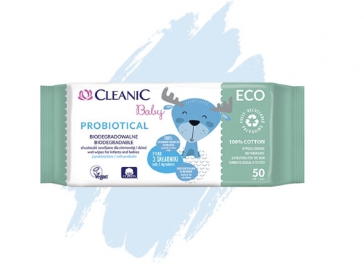 Harper Cleanic Baby Eco Wet Wipes For Infants And Babies Probiotical 50 Pcs