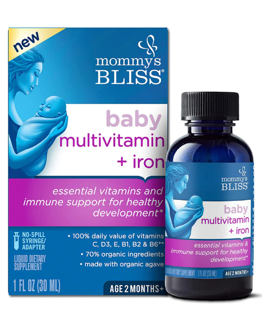 Mommys Bliss Baby Multivitamin + Iron