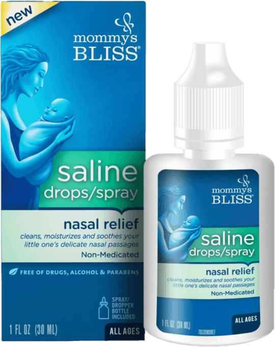 Mommys Bliss Saline Drops/Spray All Ages 30Ml