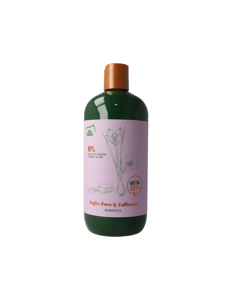 Alta Natura Bagnodoccia 500 ML, Foglie D'Oro&Zafferano