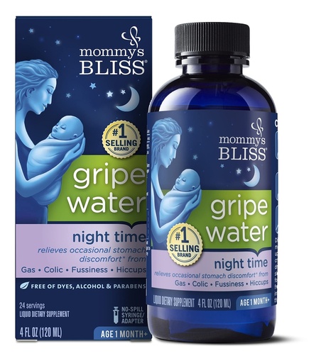 [679234054105] Mommys Bliss Gripe Water  Night Time 120Ml