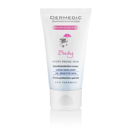 [604-DM-131] Dermedic Baby Linum Emolient Special Protective Cream Spf15 50Gr