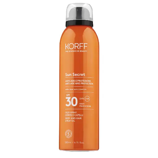 [8050444851852] Korff Olio Solare corpo capelli SPF 30 * 200ml